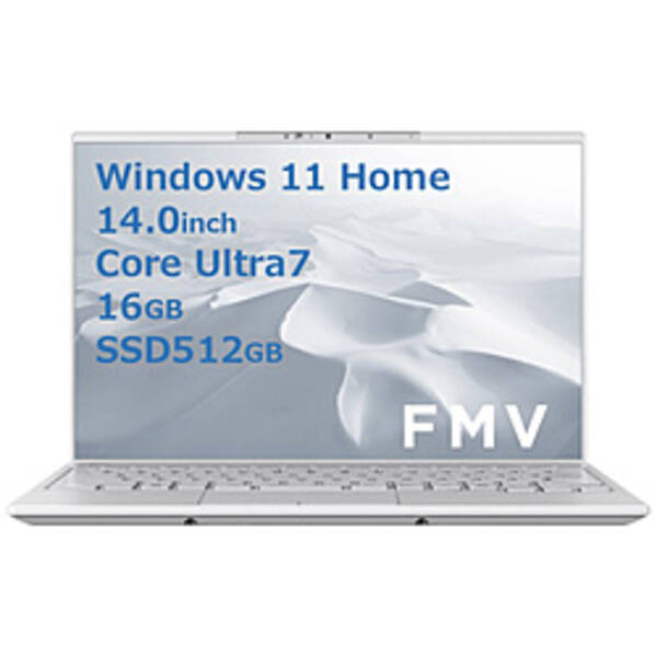 【中古】FUJITSU(富士通） 〔展示品〕 LIFEBOOK UH90／J3 FMVU90J3W シルバーホワイト 【258-ud】