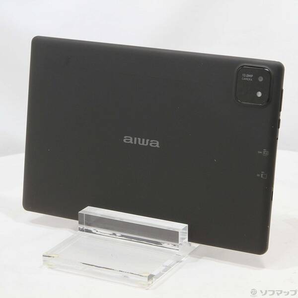 【中古】aiwa(アイワ) 〔展示品〕 aiwa tab AB10L-2 64GB ブラック JA3-TBA1007 SIMフリー 【198-ud】