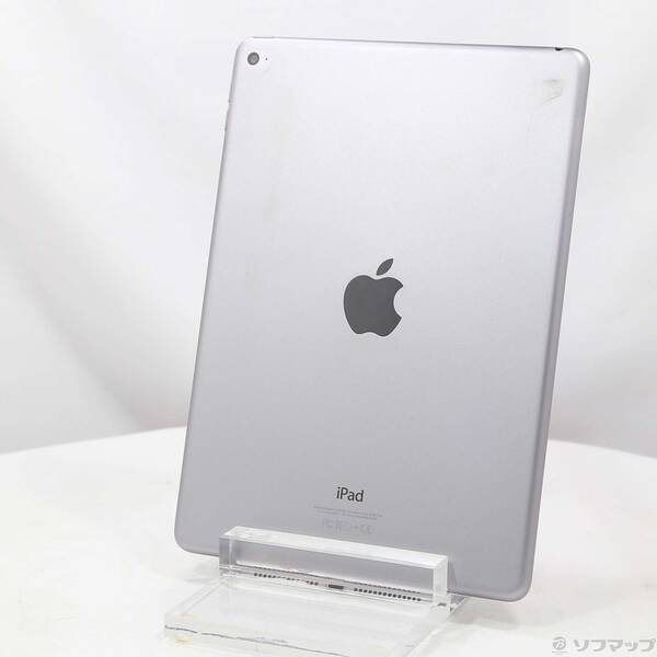 【中古】Apple(アップル) iPad Air 2 128GB スペースグレイ MGTX2J／A Wi-Fi 【377-ud】