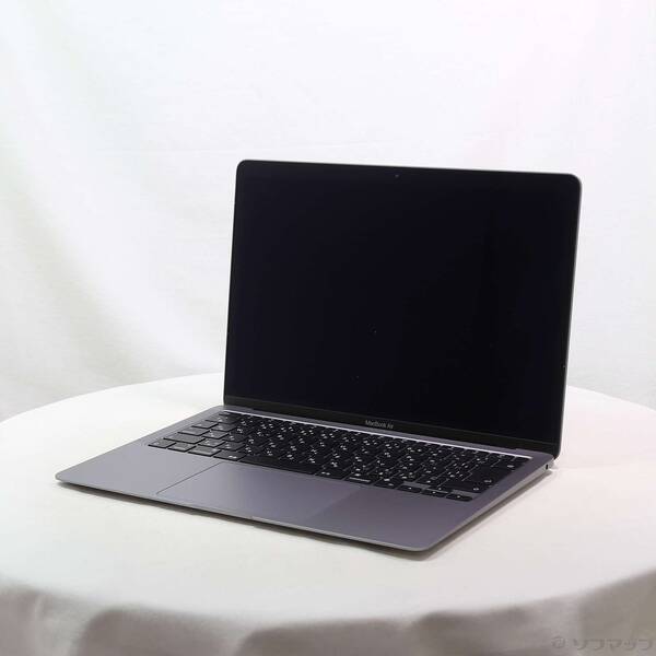 【中古】Apple(アップル) MacBook Air 13.3-inch Late-2020 MGN63J／A Apple M1 8コアCPU_7コアGPU 8GB SSD256GB スペースグレイ 〔14.7 Sonoma〕 【262-ud】