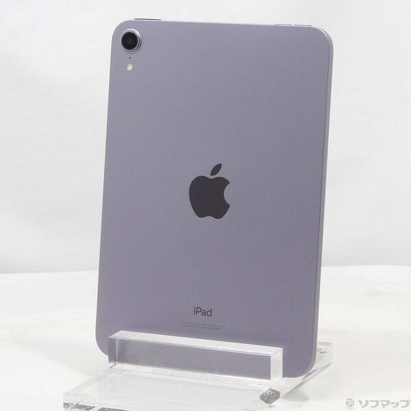 【中古】Apple(アップル) iPad mini 第6世代 64GB パープル MK7R3J／A Wi-Fi 【305-ud】