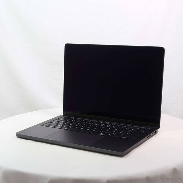【中古】Apple(アップル) MacBook Pro 14.2-inch Late-2023 MRX33J／A Apple M3 Pro 11コアCPU_14コアGPU 18GB SSD512GB スペースブラック 〔15.3 Sequoia〕 【262-ud】