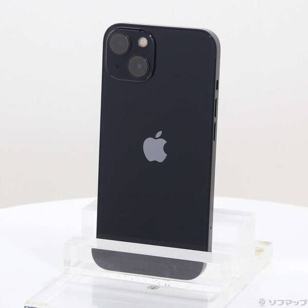 【中古】Apple(アップル) iPhone13 128GB ミッドナイト MLNC3J／A SIMフリー 【371-ud】