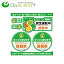 【定形外郵便 送料無料】防犯ステッカー 安全運転中 / ドライブレコーダー撮影中 OS-415