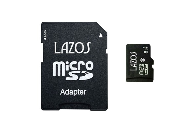 Lazos microSDHCメモリーカード　8GB　CLASS10 L-B8MSD10【ネコポス便配送制限12点まで】