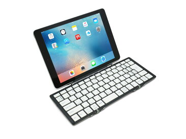 MOBO 折りたたみ型 Bluetooth 日本語配列 キーボード ブラック 専用ケース兼スタンド付き AM-KTF83J-GB