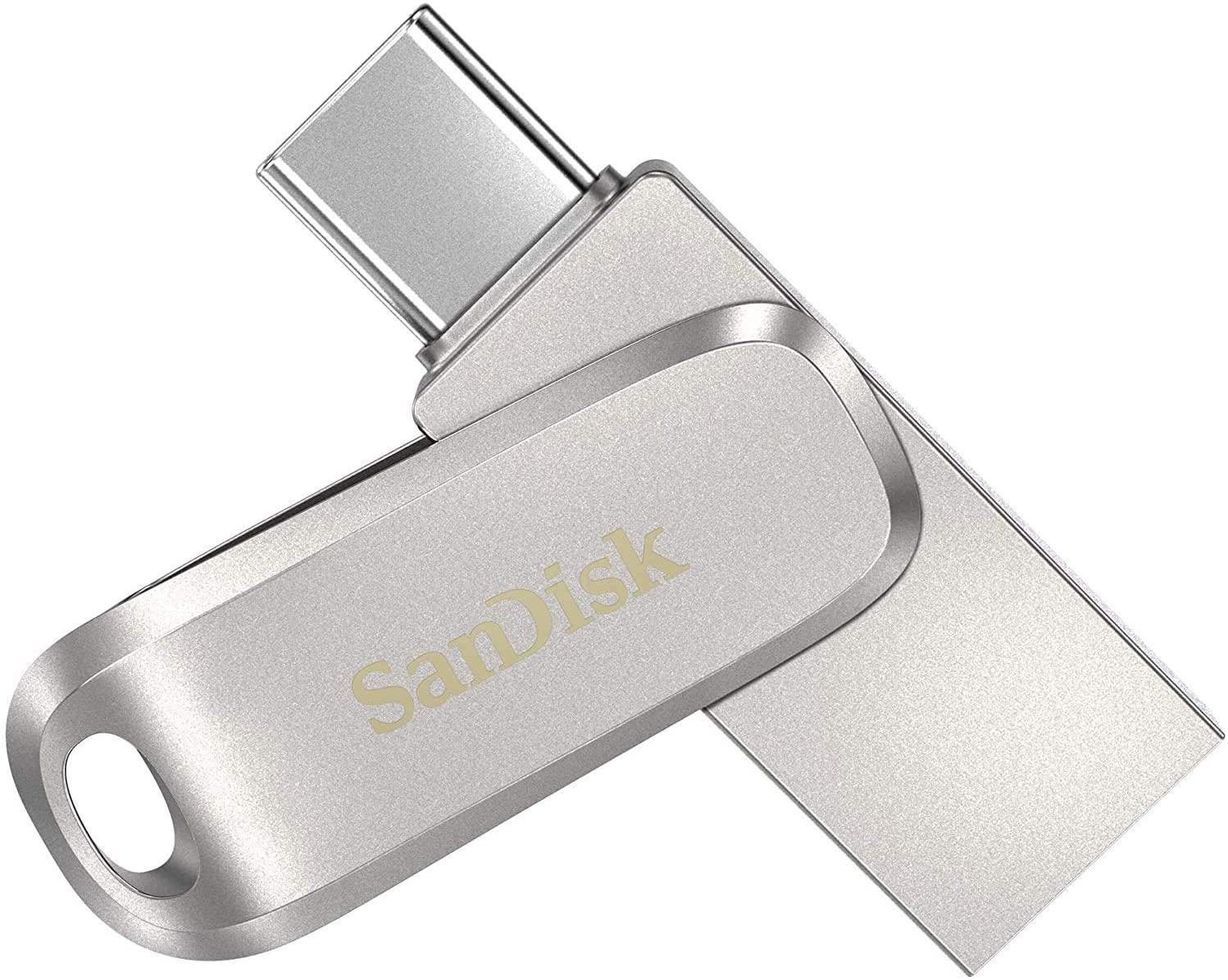 SanDisk USB3.1 Gen1-A/Type-C 両コネクタ搭載Ultra Dual Drive Luxe 回転式USBメモリー256GB並行輸入海外パッケージ品SDDDC4-256G-G46【ネコポス便配送制限4点まで】