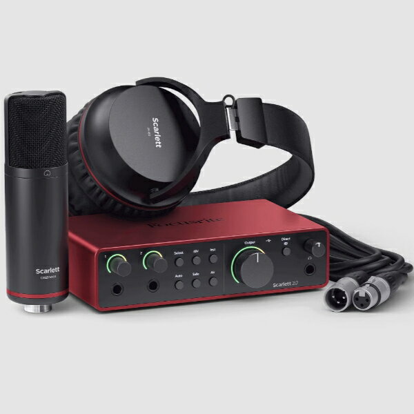 Focusrite Scarlett 2i2 Studio Pack(gen4) [Scarlett 2i2 Studio Pack(gen4)]