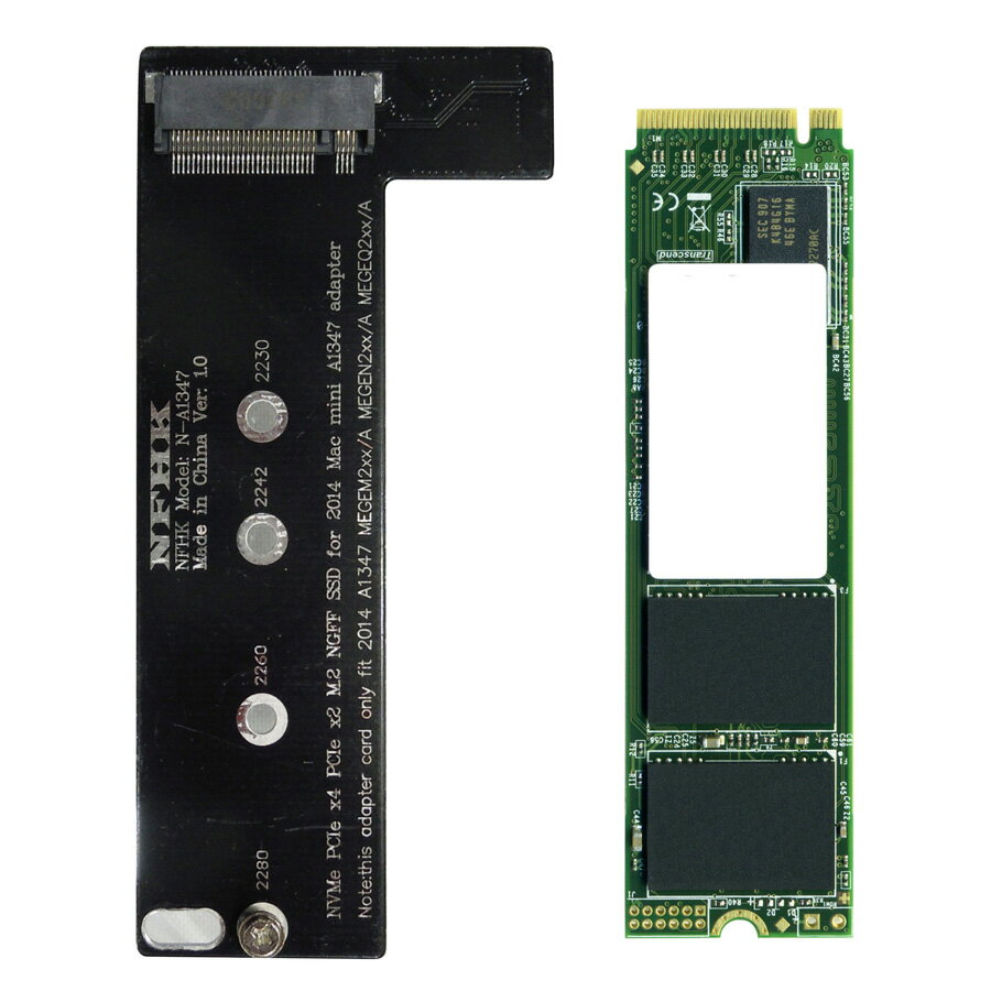 մۥꥸʥ Macmini 2014PCIe SSD/Fusion Driveܥǥ SSD 512GB [NVMeSSD-PCIe-512 + NVMeSSD-PCIe-CON-MM14+]