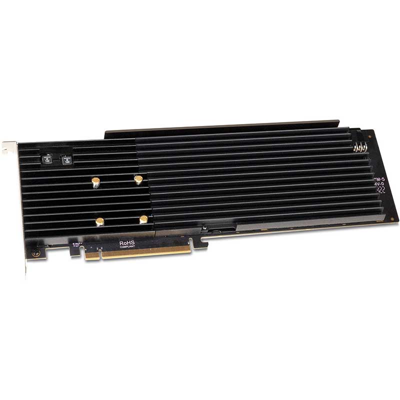 SONNET M.2 8x4 Silent Gen4 PCIe Card [FUS-SSD-8X4-E4S]