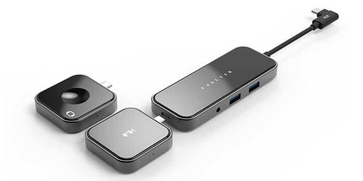 Feeltek Jet Glass 8-in-1 USB-C Lego Hub [UCH008GP1]
