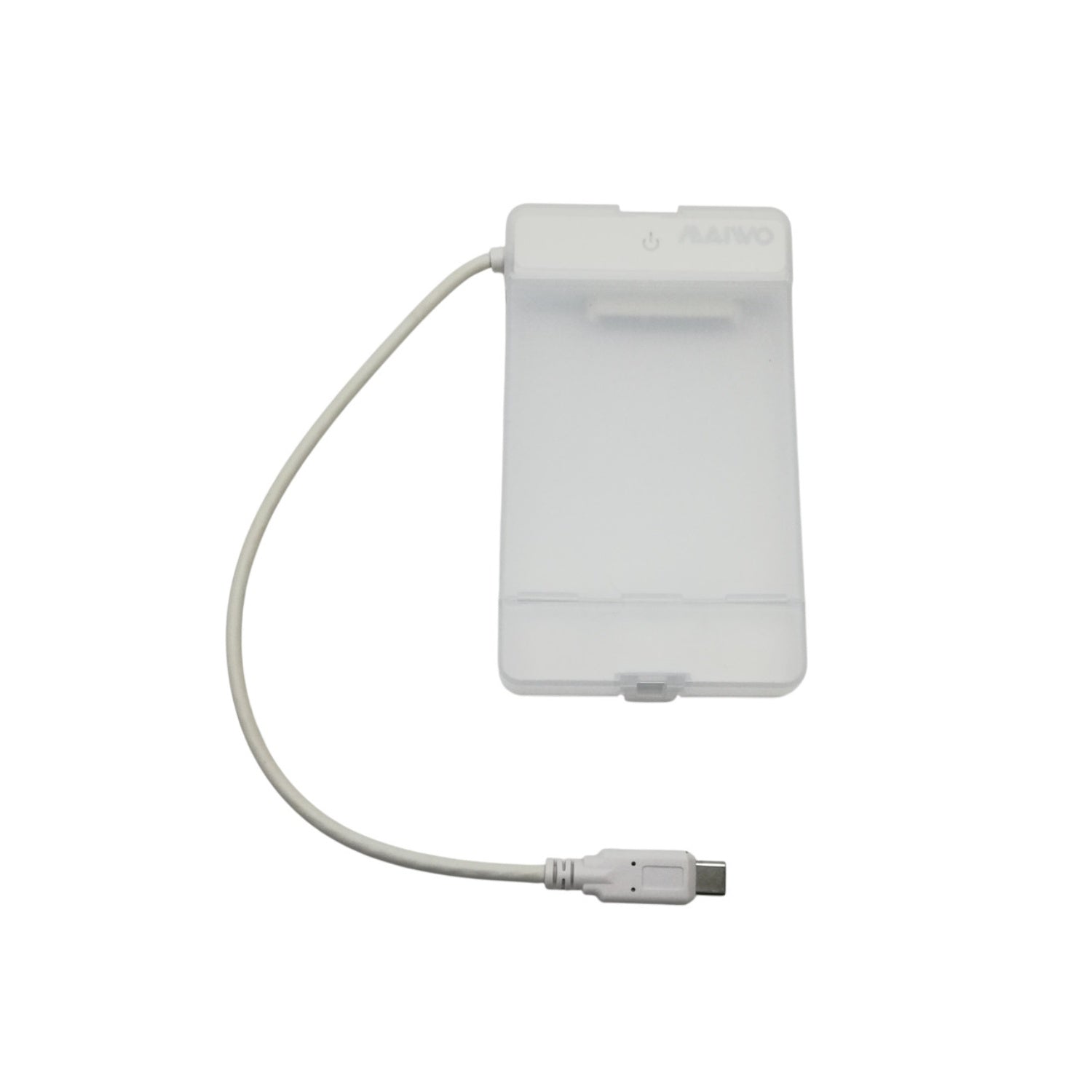 MAIWO 2.5インチSATA to USB-Cアダプタ+ケース WHITE [K105C-WH]