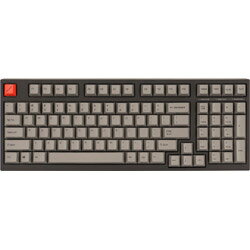 【新品】アーキサイト ARCHISS Maestro2S ゲーミング メカニカル スペースセービングフルキーボード 英語（US ANSI)配列 黒ボディ・グレーキーキャップモデル 茶軸 AS-KBM98/TGB (ASKBM98TGB) [ゲーミングキーボード ゲーミング eスポーツ]