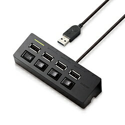 ELECOM(���쥳��) USBHUB2.0/��ǽ���/���̥����å���/����եѥ/�֥�å� U2H-TZS428SBK U2HTZS428SBK