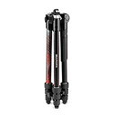 Manfrotto Element MII アルミニウム三脚キット レッド MKELMII4RD-BH ［4段］ MKELMII4RDBH