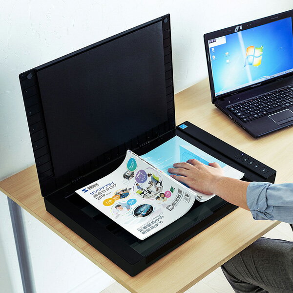 SANWA SUPPLY(����掠�ץ饤) PSC-12UF��A3�б��ե�åȥ٥åɥ������[USB2.0/����2400dpi] PSC12UF