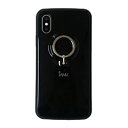 ROOX iPhone XS 5.8インチ用 FingerRingBumperCase MTSFRB18ABK MTSFRB18ABK 【864】 振込不可