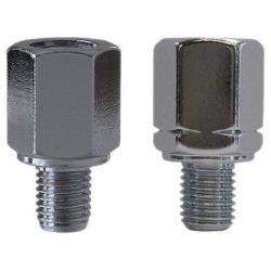 TANAX HM-8 バイクミラー ナポレオン（NAPOLEON） 逆ネジアダプター カラー：メッキ（正8mm→逆8mm） HM8