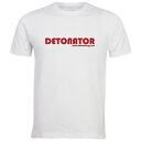 DETONATOR DeToNator（デトネーター）2018Tシャツ-白-ロゴレッド(サイズ：L) DTNT06 [振込不可]