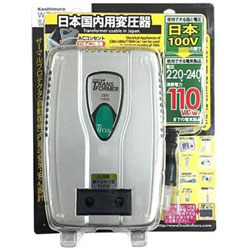 カシムラ 国内用変圧器100V/220-240V/110VA　WT-92J WT92J