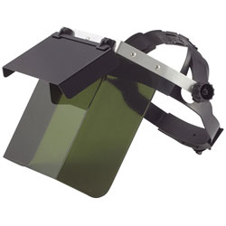 トラスコ中山 TRUSCO　遮光二重防災面　かぶりタイプ　前プレート遮光度7　TBM-501W TBM501W