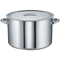 遠藤商事 《IH非対応》 SAモリブデン 半寸胴鍋(目盛付) 42cm ＜AHV10042＞ AHV10042