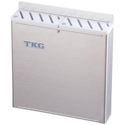 遠藤商事 TKG18-8プラ板付カラーナイフラック 大 Aタイプ 白 ＜AHU691＞ AHU691