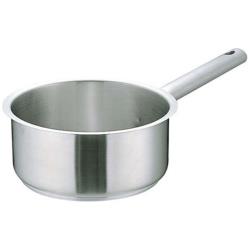 遠藤商事 ムラノ インダクション18-8片手浅型鍋 (蓋無)20cm ＜AKTD303＞ AKTD303