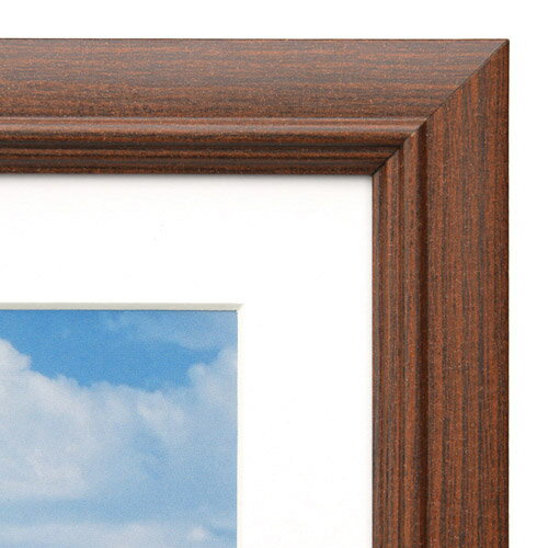 ハクバ 木製額 FW-04 ブラウン W6切 FW-4-BRW6 ブラウンW6切 FW4BRW6 [振込不可]