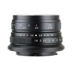 七工匠 7artisans 25mm F1.8 25EB ブラック ソニーEマウント(APS-C) 広角レンズ(MFレンズ) 25EB