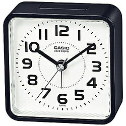 CASIO(カシオ) 目覚まし時計 【wave ceptor（ウェーブセプター）】 ブラック TQ770J1JF ［アナログ］ TQ770J1JF