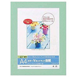乐天商城 - Nakabayashi Vカットマット台紙 Digio （A4/グリーン） DGVM-A4-G DGVMA4G
