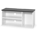 アイリスオーヤマ ~32V型対応 オープンテレビ台 シンプルタイプ OTS-70B-B ブラックオーク OTS-70B-B OTS70BB(3)