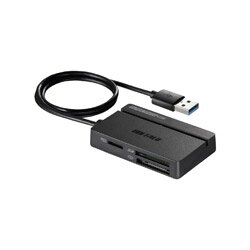 BUFFALO(バッファロー） USB3.0 マルチカードリーダー スタンダードモデル BSCR108U3BK ブラック BSCR1..