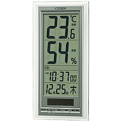 リズム時計 掛置兼用温湿度計 「ライフナビD204A」 8RD204-A19 8RD204A19