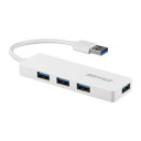 BUFFALO(バッファロー） BSH4U128U3WH USB3.0 4ポートバスパワーハブ ホワイト BSH4U128U3WH