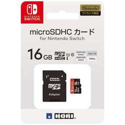 HORIマイクロSDカード16GBforNintendoSwitch Switch NSW-042