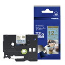brother(ブラザー) 【ブラザー純正】ピータッチ リボンテープ TZe-RL34 幅12mm (金文字/ライトブルー) TZe TAPE ライトブルー T...