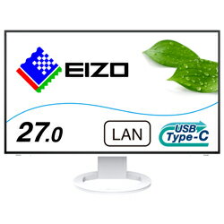 EIZO(エイゾー) USB-C接続 PCモニター FlexScan ホワイト EV2795-WT ［27型 /ワイド /WQHD(2560×1440）］ EV2795WT 【864】