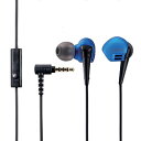 ELECOM(エレコム) Grand Bass EHP-GB10MXBU ブルー【リモコン・マイク対応】【重低音モデル】 カナル型イヤホン EHPGB10MXBU 【864】