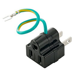 仕様1定格容量 AC125V、15A、合計1500Wまで対応外形寸法（幅×高さ×奥行）30×30×45mm、約25g仕様2動作保証環境 結露なきこと温度0℃～40℃、湿度20％～80％仕様3プラグ仕様 3ピン　2ピン　変換アダプター(アースコード付)