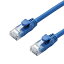 ELECOM(쥳) CAT6A LAN֥ 餫20m֥롼ˡLD-GPAYC/BU20 LDGPAYCBU20