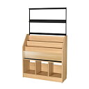 オークス レコードディスプレイラック RCS1030-N 木目ナチュラル AUX ナチュラル RCS1030N RCS1030