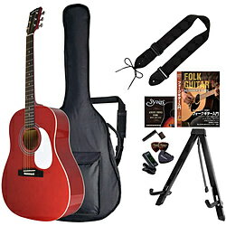 SEPIACRUE アコースティックギター エントリーセット ラウンドショルダータイプ Wine Red JG10WR SEPIACRUE アコースティックギター エントリーセット ラウンドショルダータイプ Wine Red JG10WR