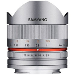 SAMYANG(サムヤン) 8mm F2.8 UMC FISH-EYEII シルバー [ソニーEマウント(APS-C)] 対角線魚眼レンズ(MFレンズ)