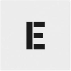 アイマーク IM　ステンシル　E　文字サイズ100×65mm AST-E10065 ASTE10065