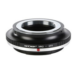 K＆F Concept レンズマウントアダプター　KF-42G （M42マウントレンズ → 富士フイ...