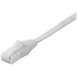 BUFFALO(バッファロー） ツメの折れないLANケーブル カテゴリー6 ストレート フラットタイプ （ホワイト・3m）　BCLS6F30WH BCLS6F30WH