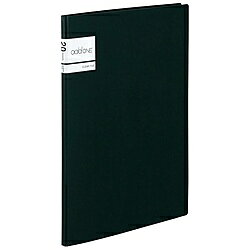 セキセイ アドワン クリヤーファイル A4-S 20ポケット ブラック AD2021