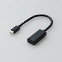 ELECOM(GR) miniDisplayPortϊA_v^/HDMI/ubN AD-MDPHD015XBK ADMDPHD015XBK